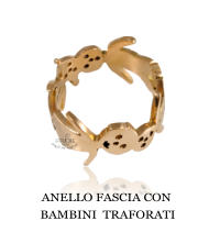 ANELLO FASCIA CON  BAMBINI  TRAFORATI